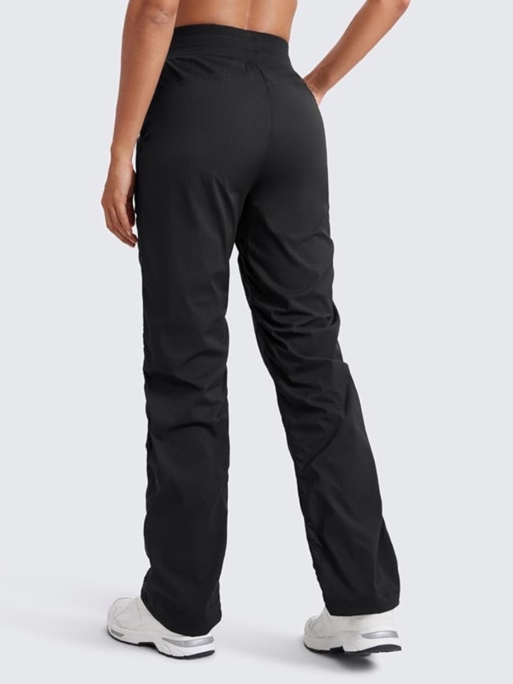 Women's M Ease Line Straight Leg Pants 30" Casual, Lightweight, Ruched